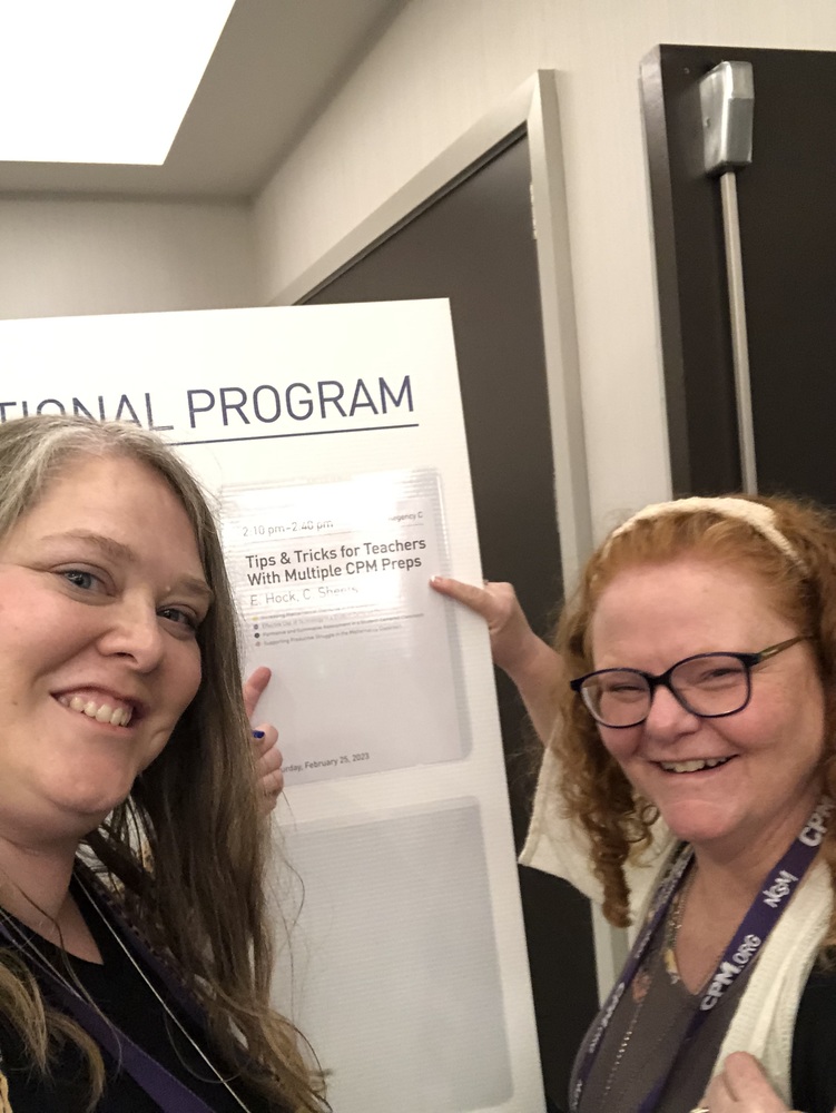 Mrs. Hock & Mrs. Sheets present at National CPM Conference