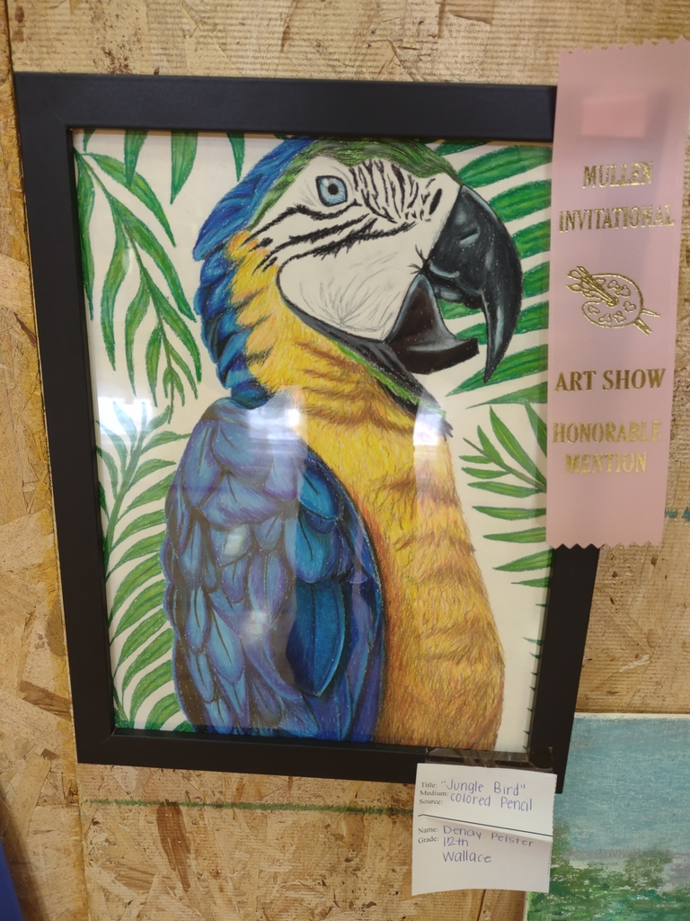 Denay Pelster Honorable Mention for Colored Pencil Drawing
