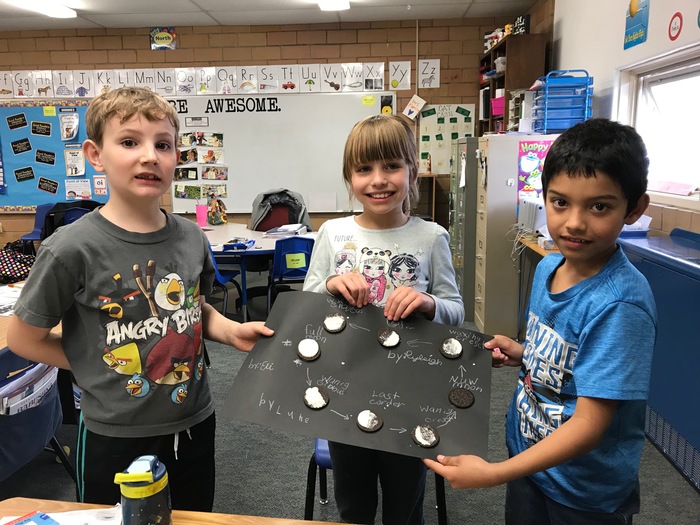 Oreo moon phases in 2nd grade science