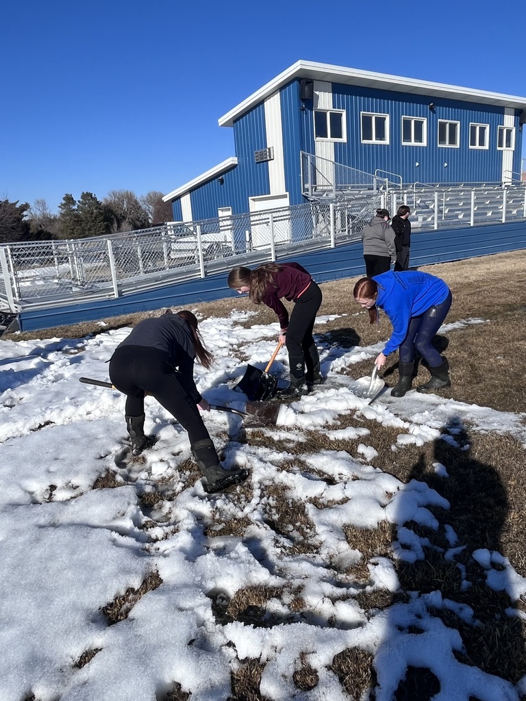 track team clearing off the practice field