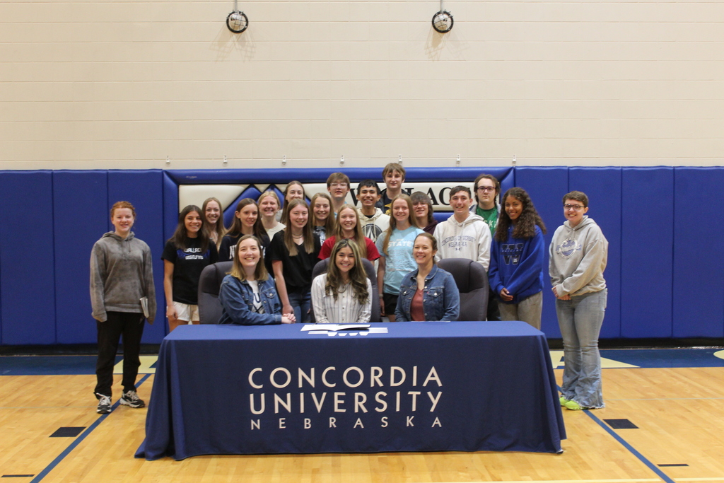 Angie sign with Concordia speech 4/18