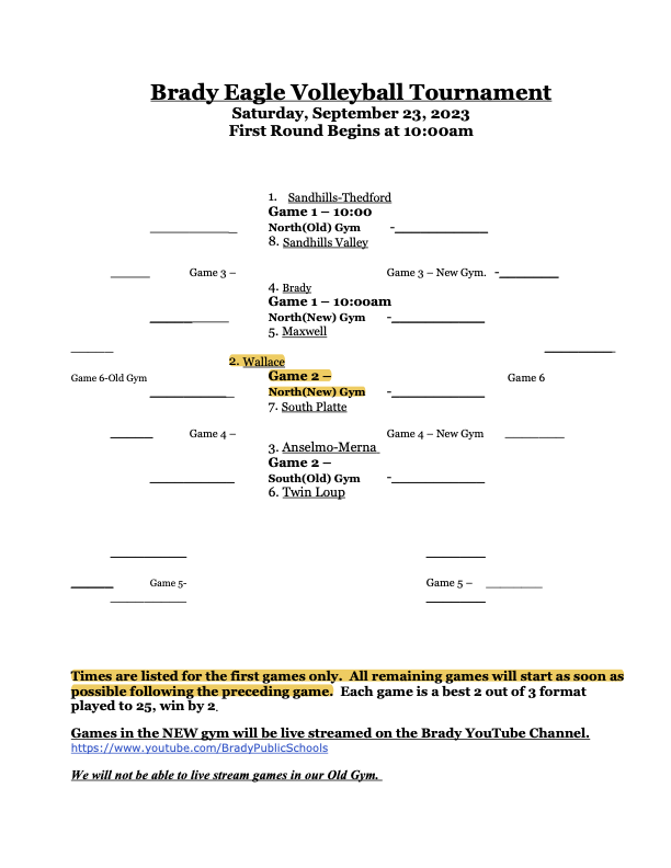 Brady Bracket